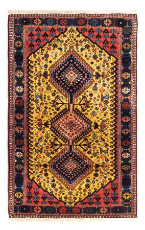 Perser Rug - Nomadic - 132 x 85 cm - yellow