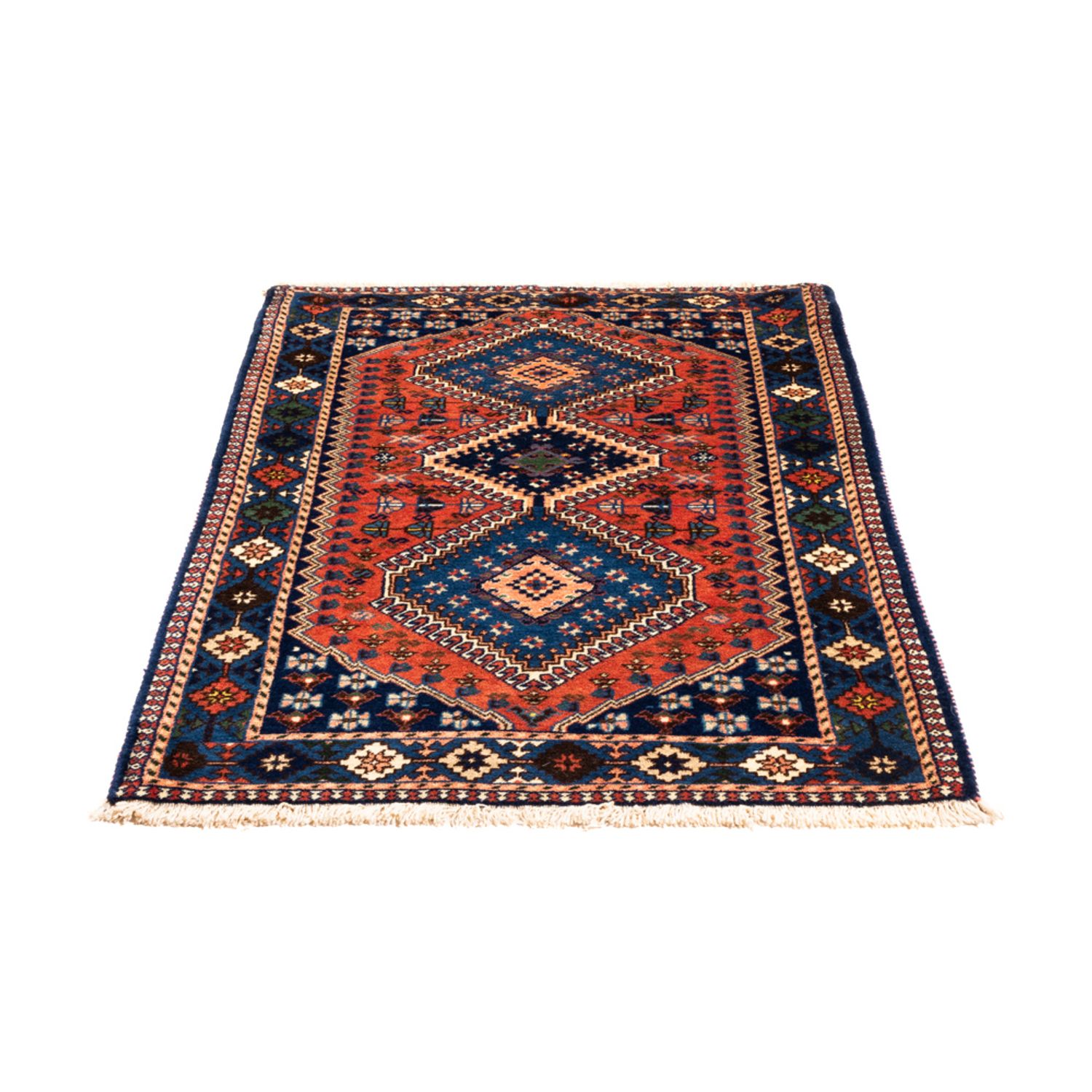 Perser Rug - Nomadic - 135 x 85 cm - red