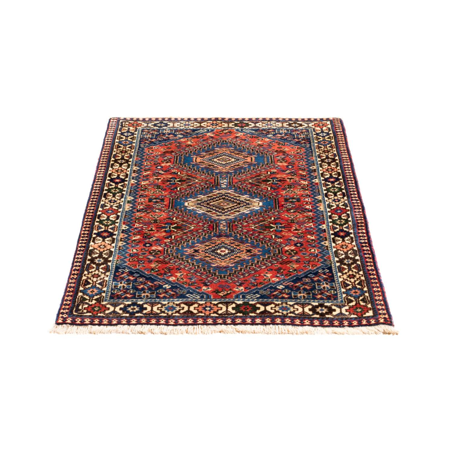 Perser Rug - Nomadic - 128 x 75 cm - red