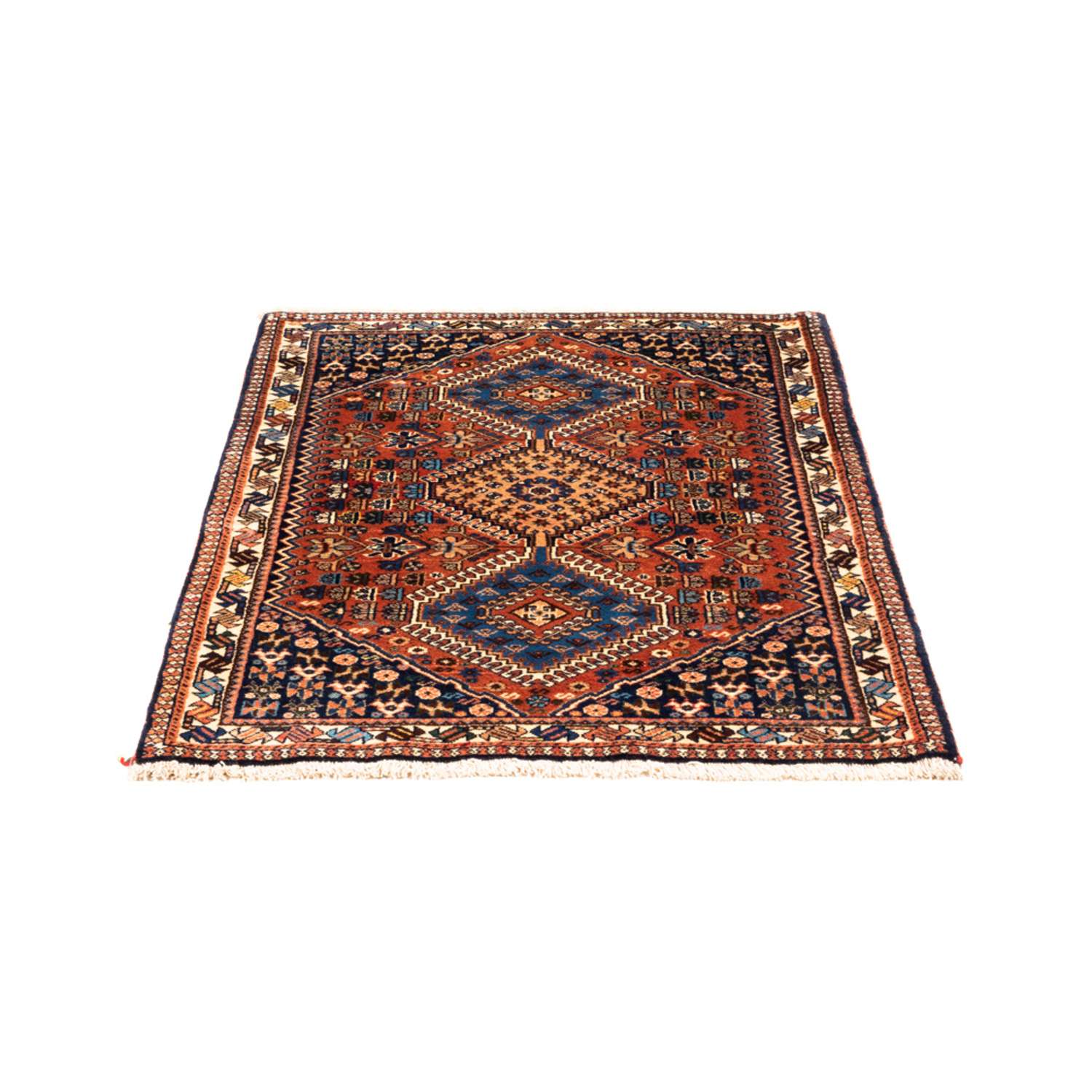 Perser Rug - Nomadic - 125 x 84 cm - red