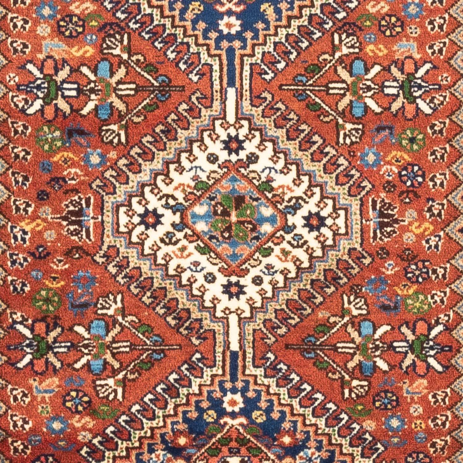 Alfombra persa - Nómada - 130 x 80 cm - rojo