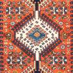 Tapis persan - Nomadic - 138 x 80 cm - rouge