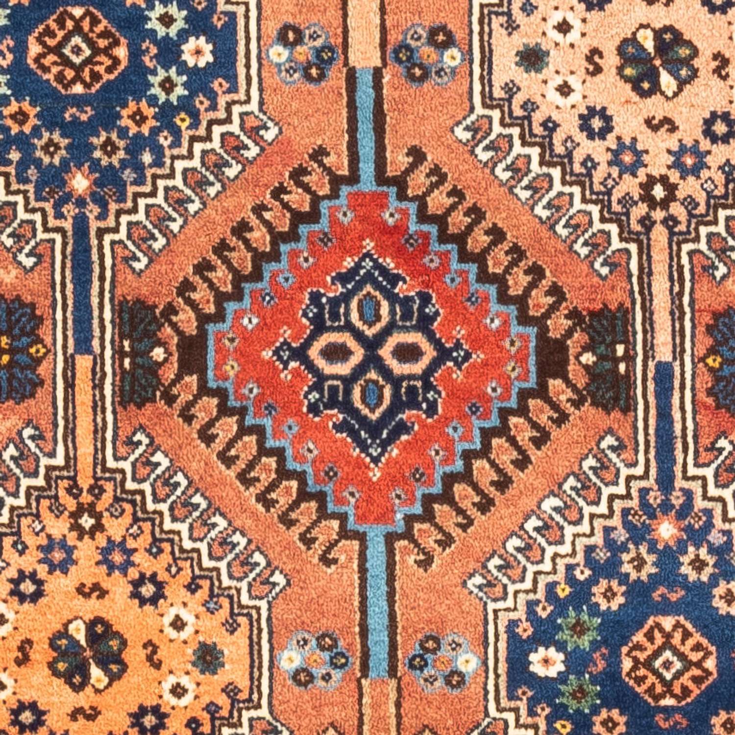 Alfombra persa - Nómada - 130 x 85 cm - rojo