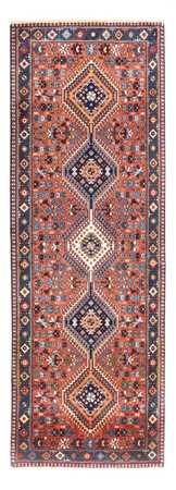 Tapis de couloir Tapis persan - Nomadic - 220 x 80 cm - rouge