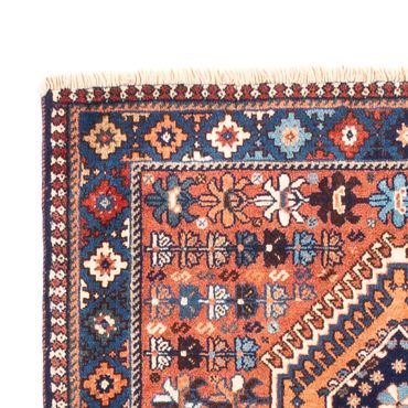 Tapis de couloir Tapis persan - Nomadic - 220 x 80 cm - rouge