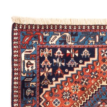 Tapis de couloir Tapis persan - Nomadic - 208 x 80 cm - rouge