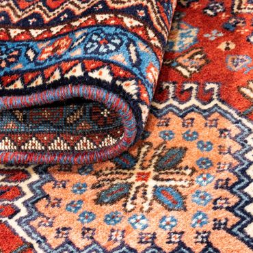 Tapis de couloir Tapis persan - Nomadic - 153 x 55 cm - rouge