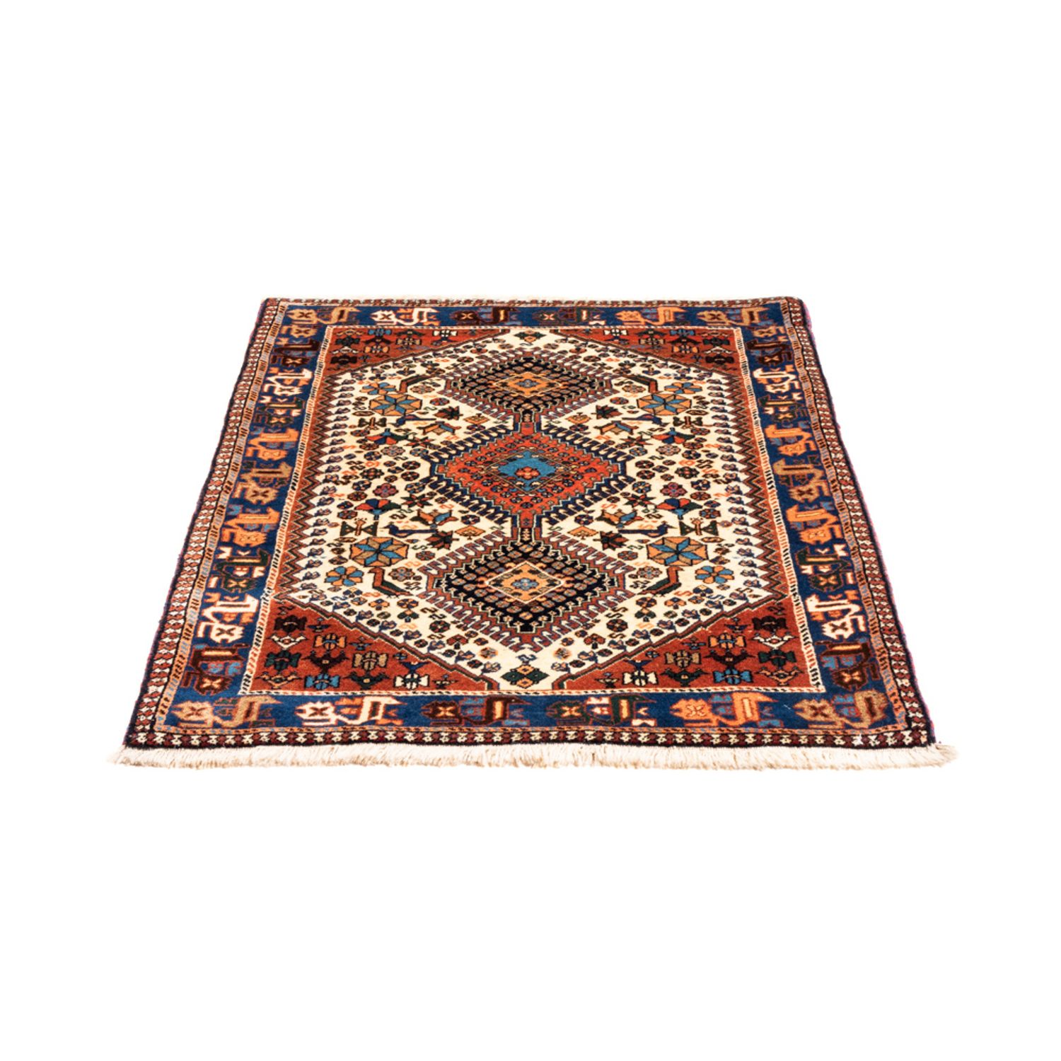 Perser Rug - Nomadic - 123 x 86 cm - cream