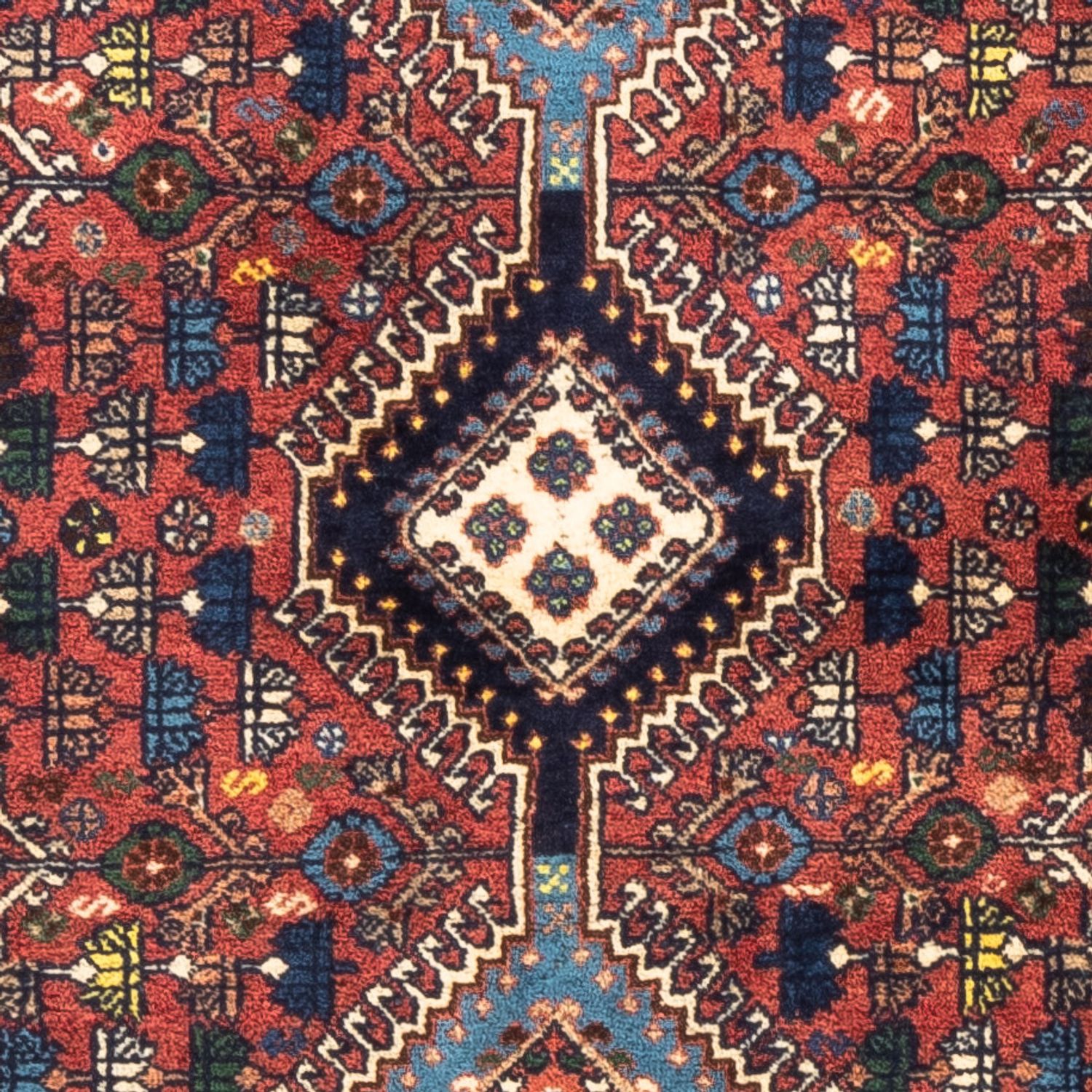 Alfombra persa - Nómada - 130 x 82 cm - rojo