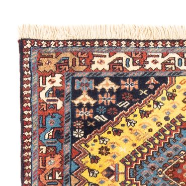 Tapis persan - Nomadic - 126 x 80 cm - jaune