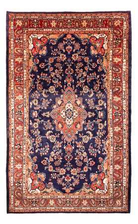 Tapis persan - Nomadic - 338 x 216 cm - bleu foncé