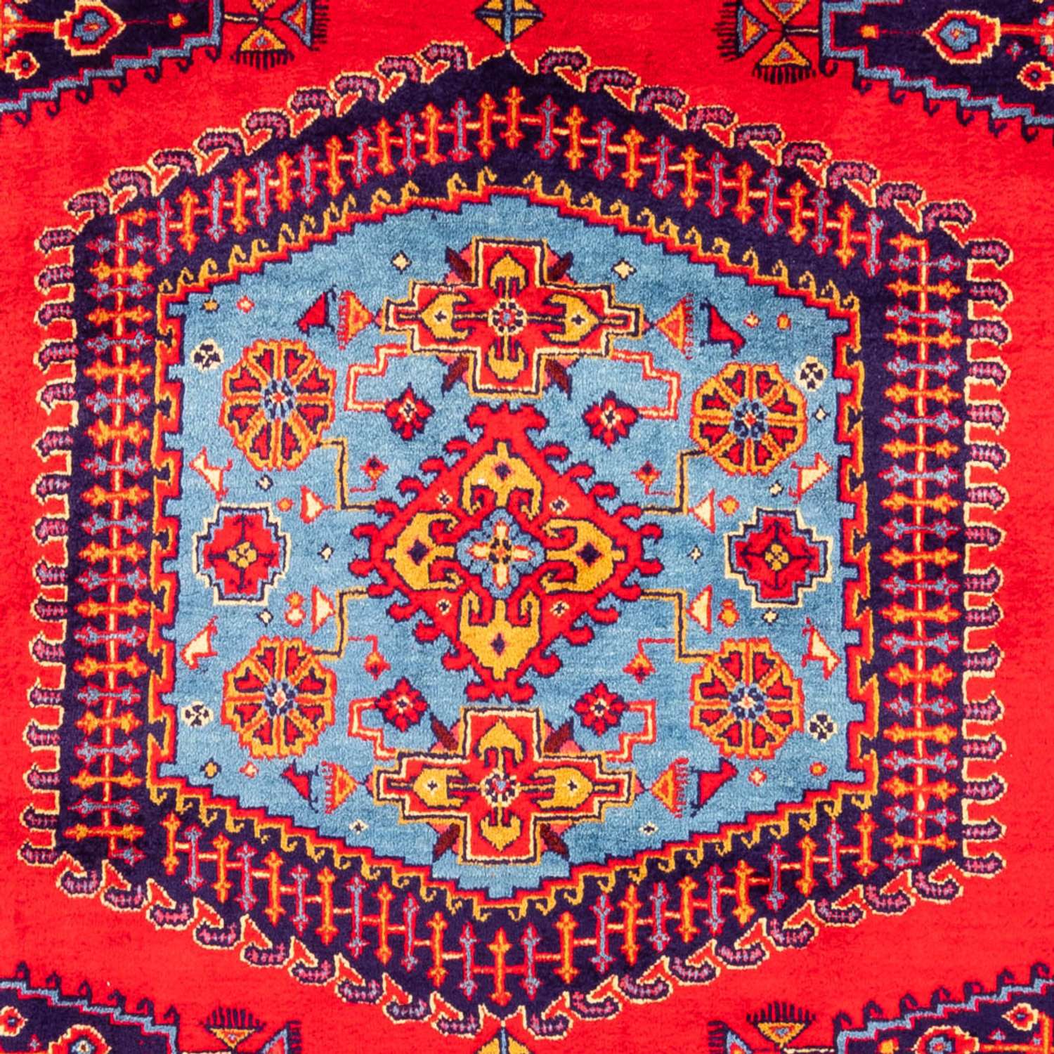 Perserteppich - Nomadic - 323 x 207 cm - rot