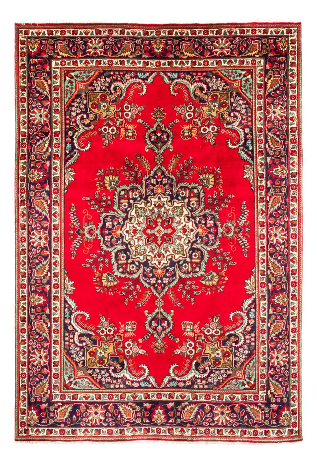 Tapete Persa - Tabriz - 304 x 210 cm - vermelho