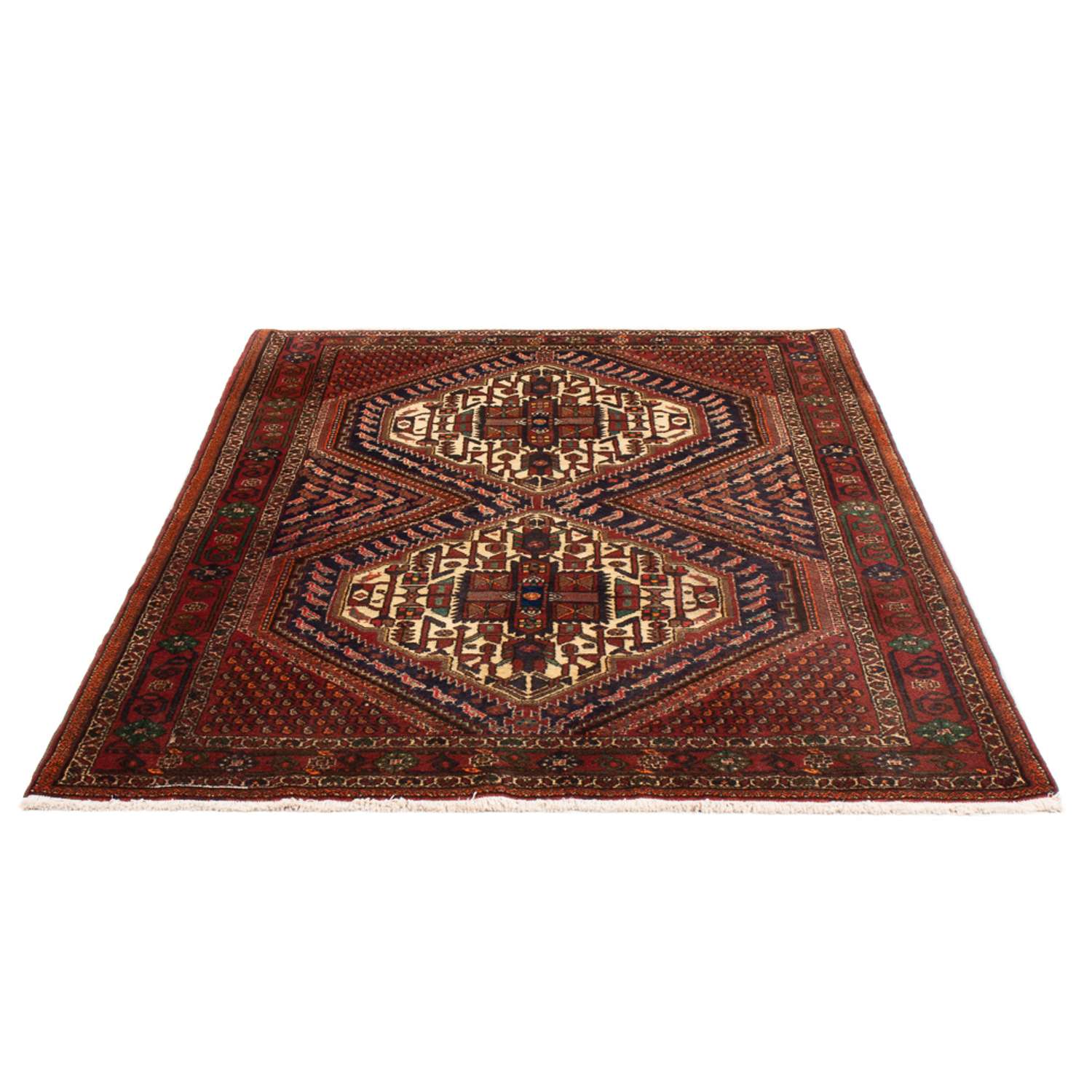 Tapis persan - Nomadic - 180 x 128 cm - rouge