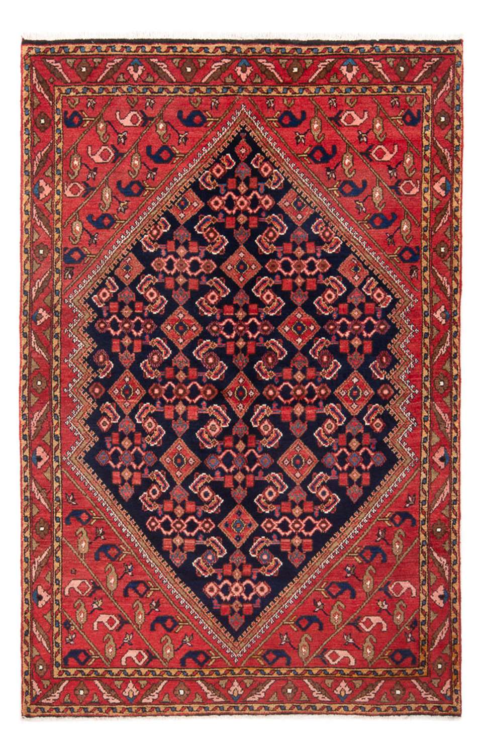 Perský koberec - Nomádský - 218 x 140 cm - tmavě modrá