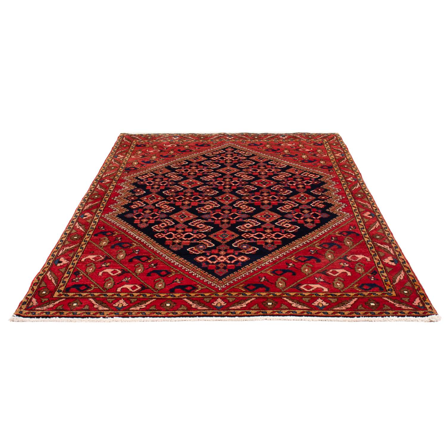 Perski dywan - Nomadyczny - 218 x 140 cm - ciemnoniebieski
