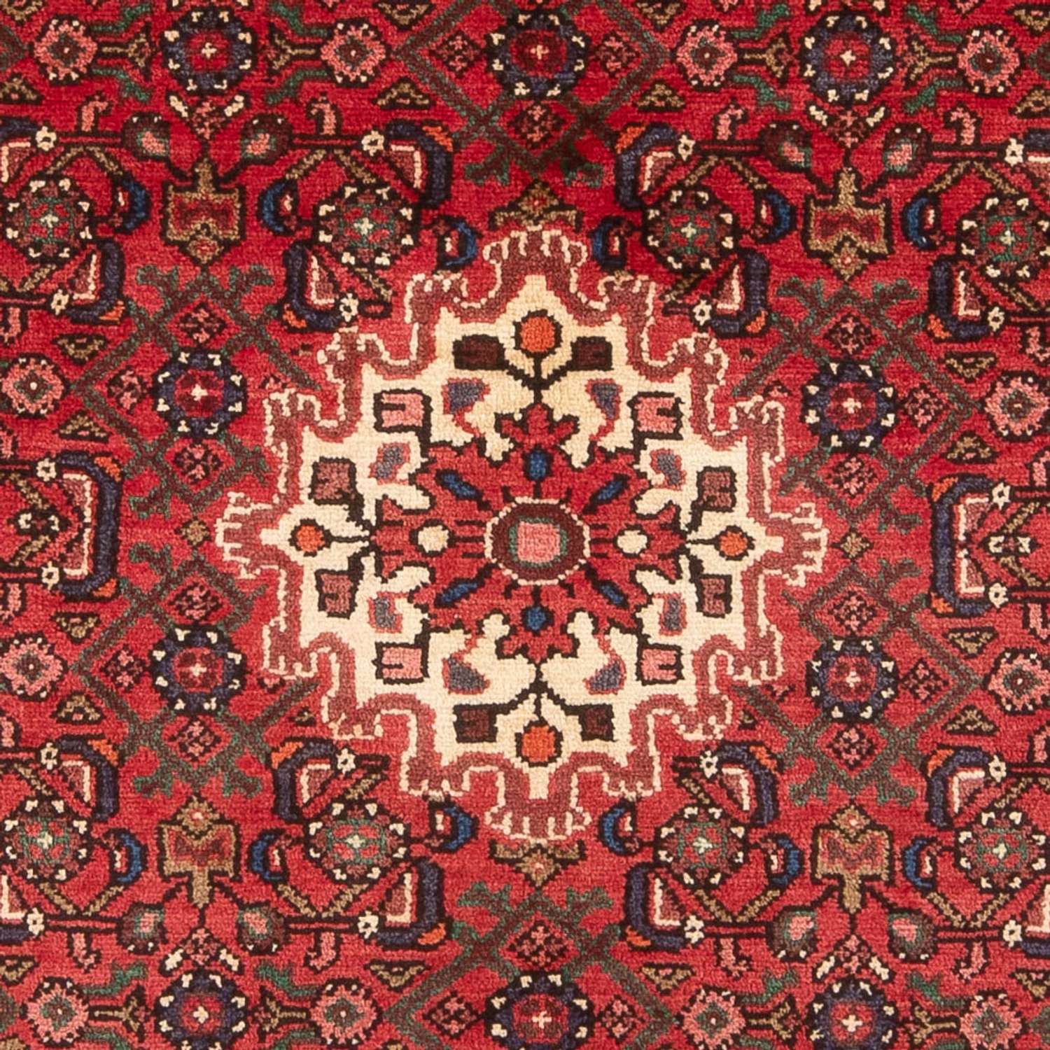 Alfombra persa - Nómada - 213 x 138 cm - rojo