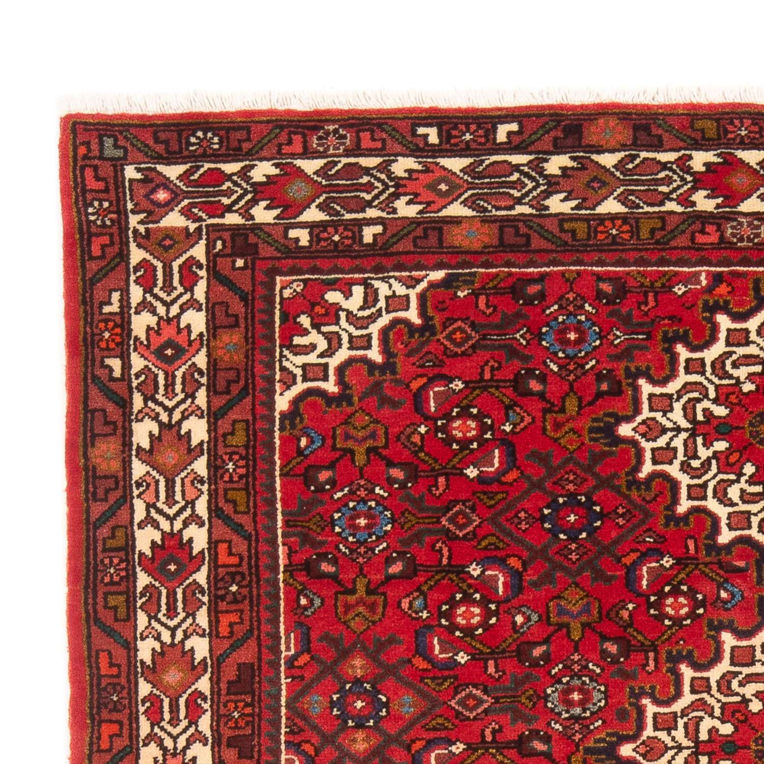 Tapis persan - Nomadic - 214 x 150 cm - rouge