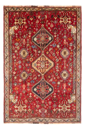 Tapis persan - Nomadic - 197 x 130 cm - rouge