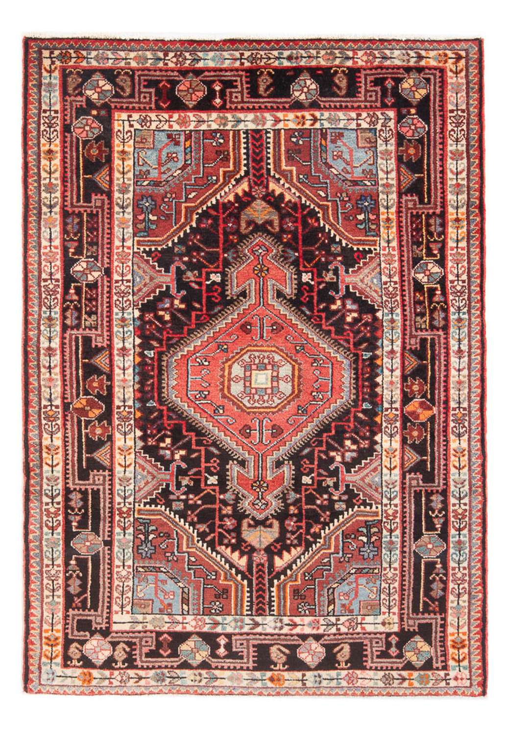 Tapis persan - Nomadic - Royal - 188 x 120 cm - bleu foncé