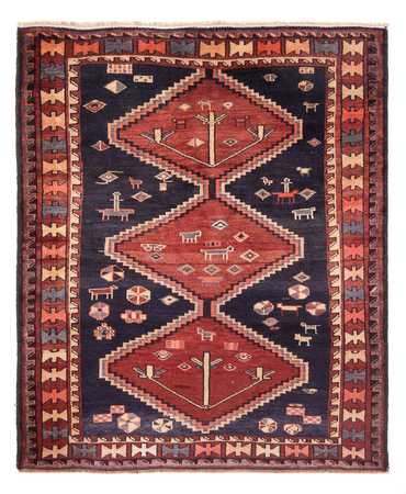 Perser Rug - Nomadic - Royal - 188 x 149 cm - dark blue