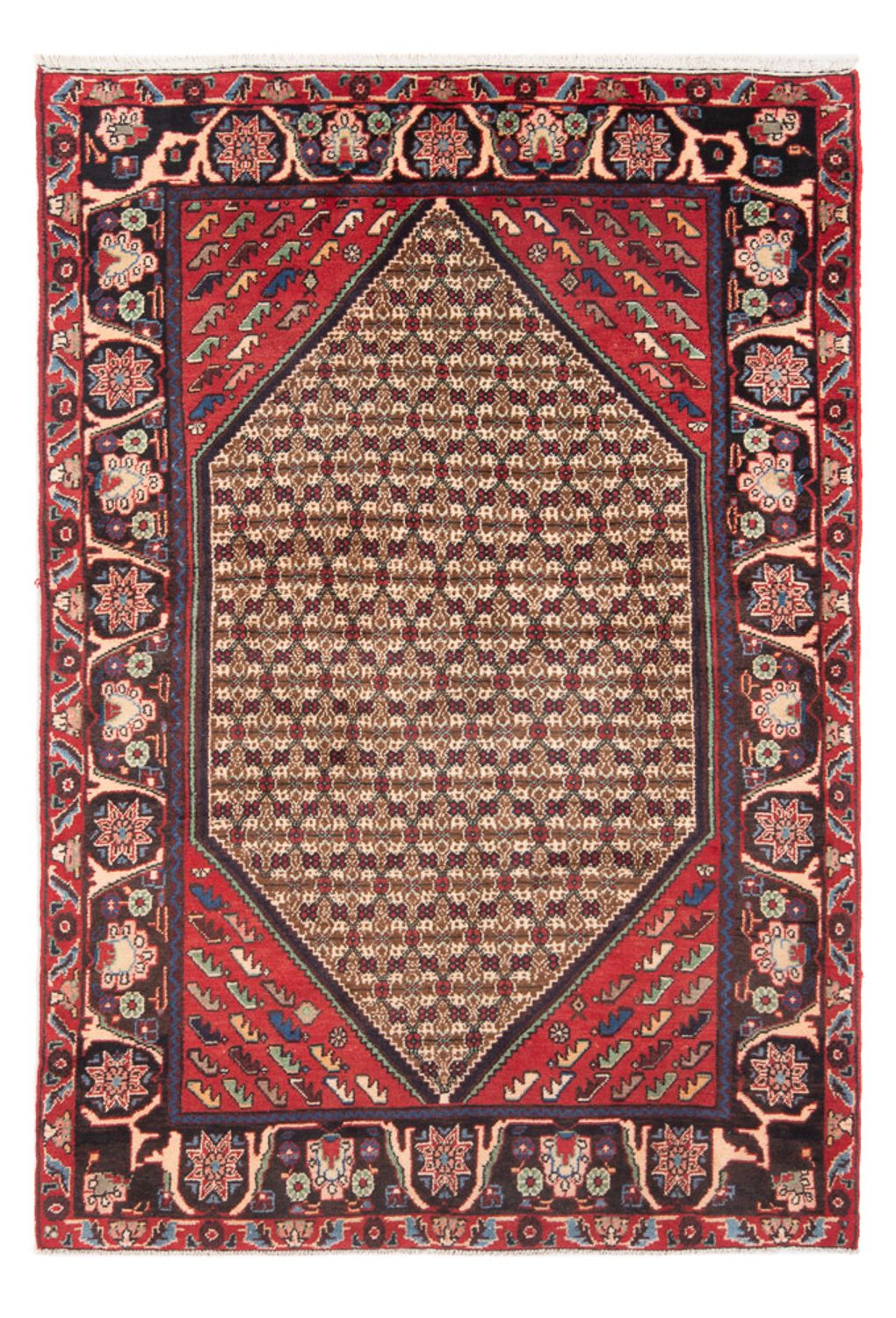 Tapis persan - Nomadic - Royal - 197 x 127 cm - crème