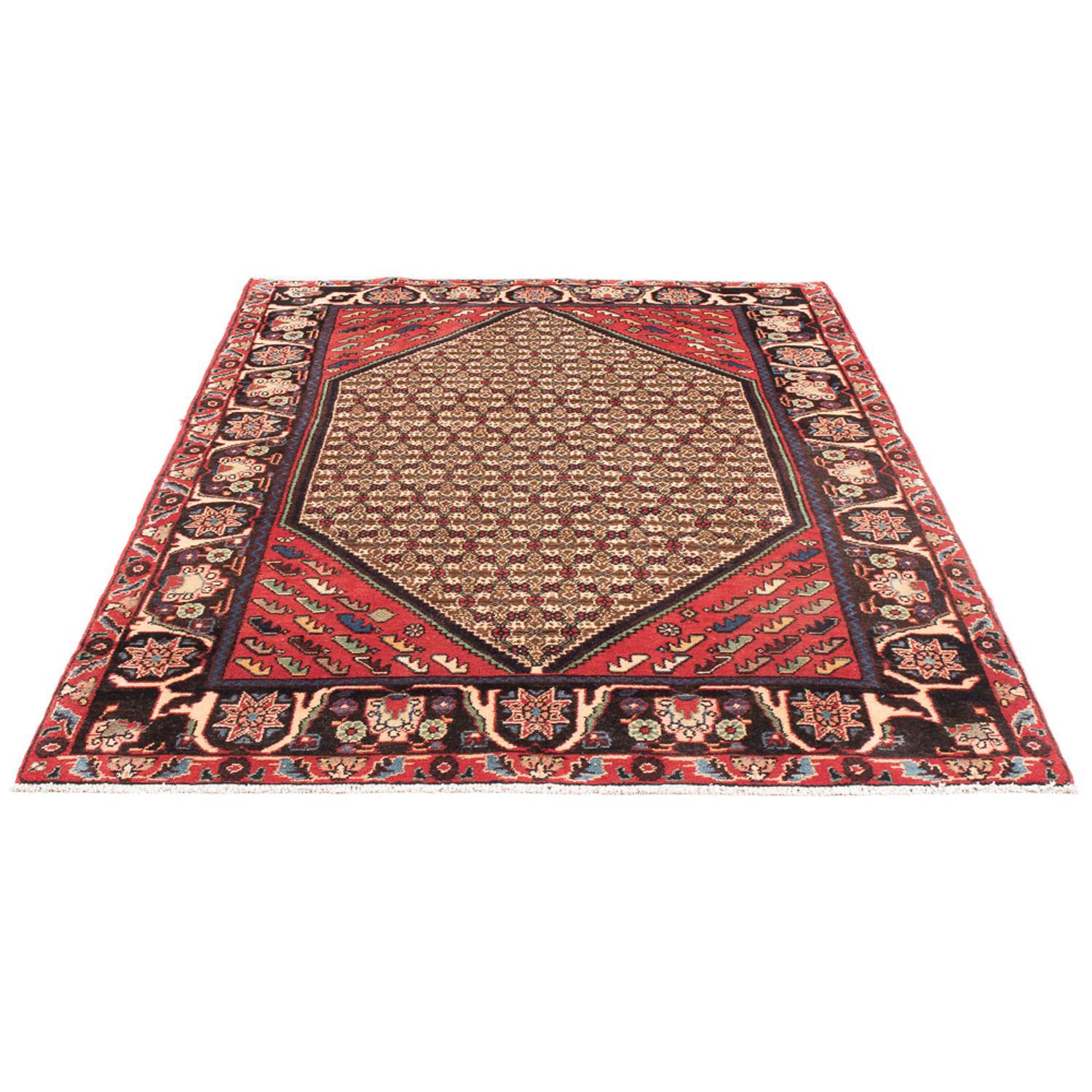 Perski dywan - Nomadyczny - Royal - 197 x 127 cm - kremowy