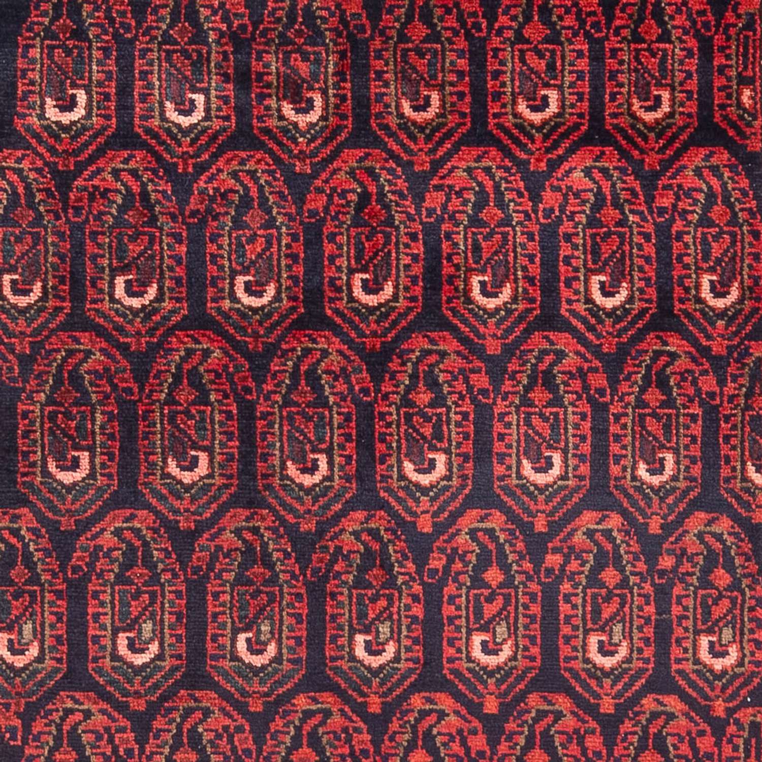 Persisk matta - Nomadic - Kungliga - 203 x 138 cm - mörkblå