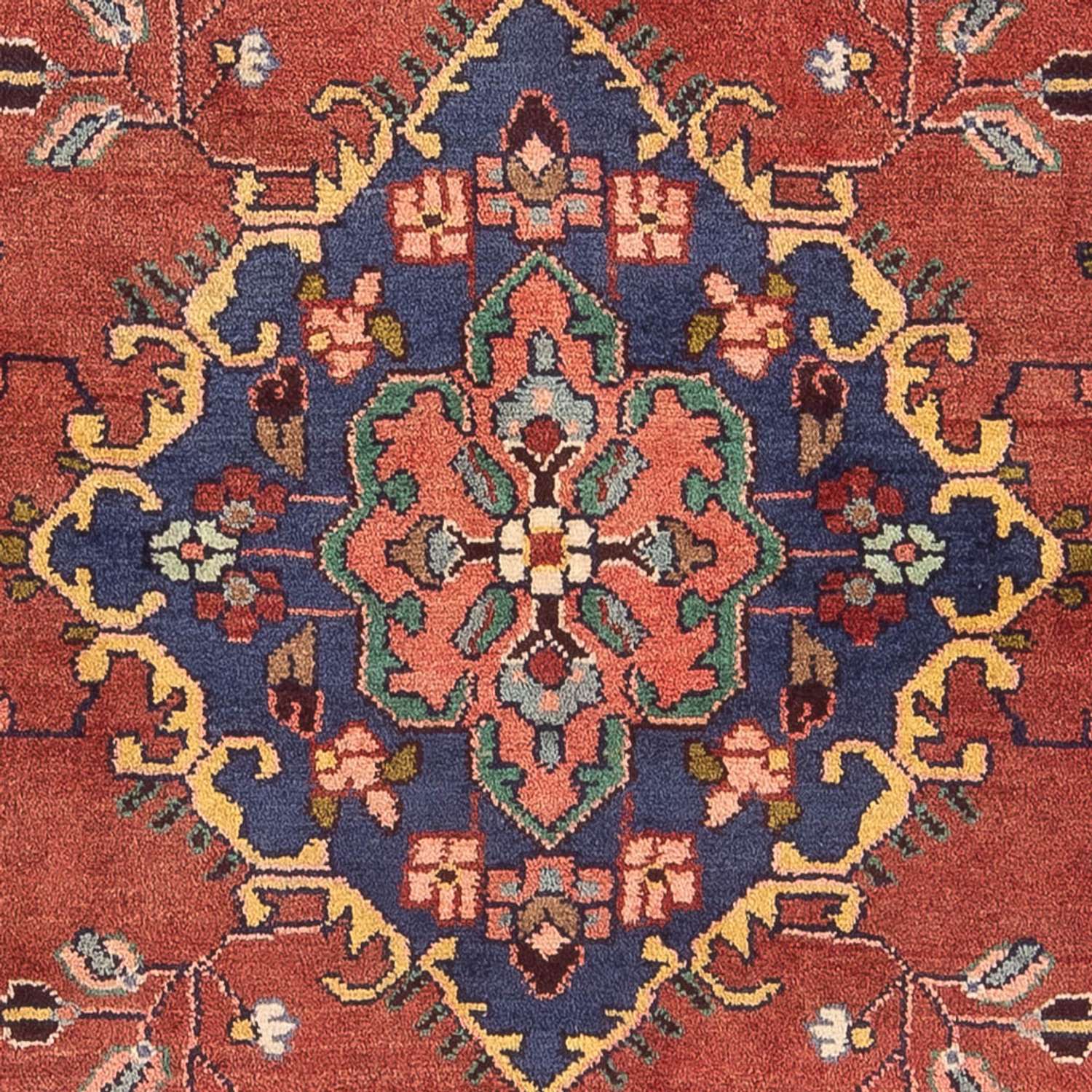 Alfombra persa - Nómada - Real - 212 x 118 cm - rojo