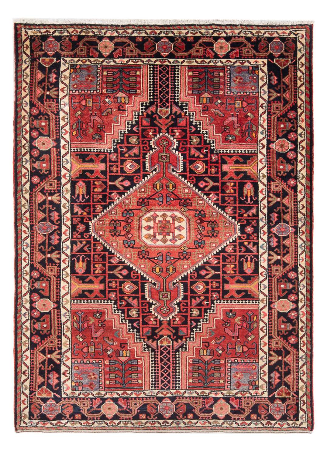 Persisk matta - Nomadic - Kungliga - 204 x 132 cm - mörkblå