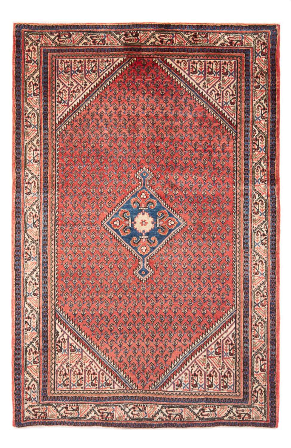 Persisk matta - Nomadic - Kungliga - 202 x 130 cm - röd