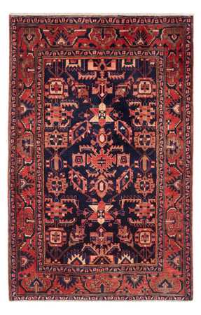 Tapis persan - Nomadic - Royal - 202 x 131 cm - bleu foncé