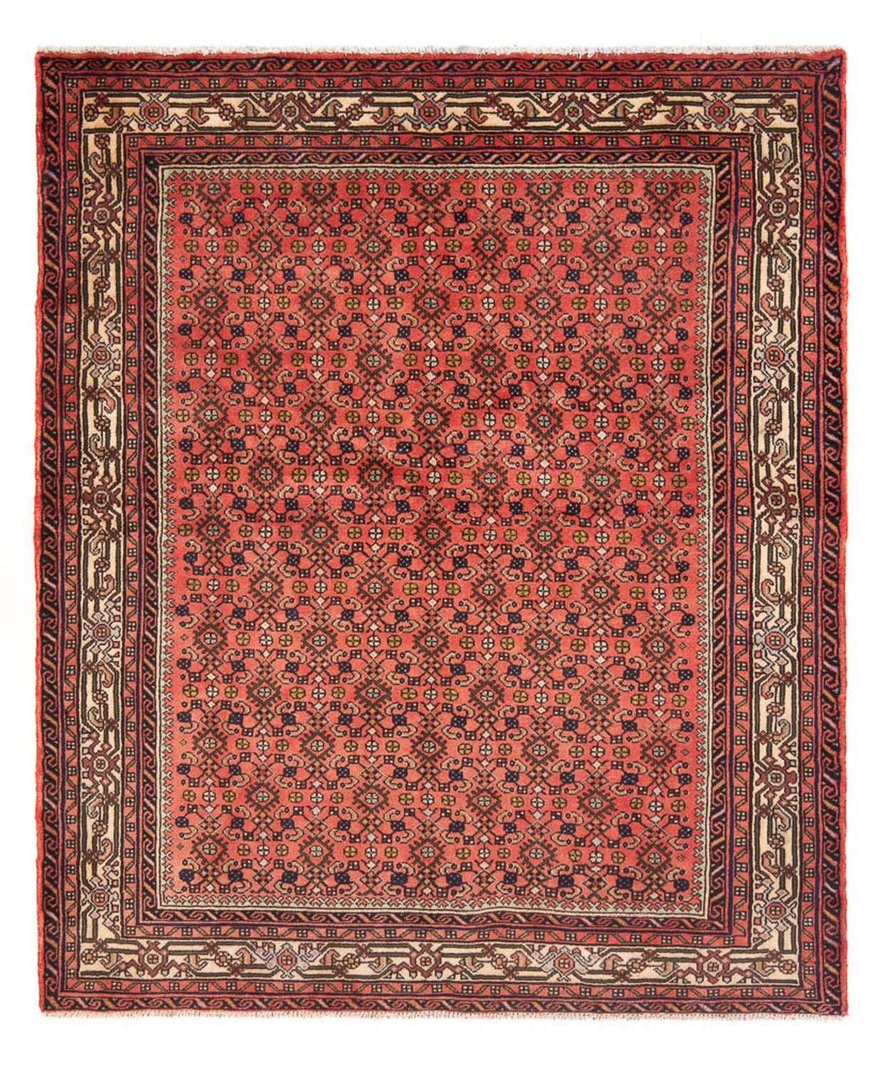 Perzisch Tapijt - Nomadisch - 190 x 155 cm - rood