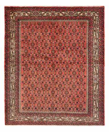 Tapis persan - Nomadic - 190 x 155 cm - rouge