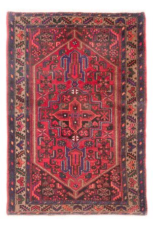 Tapis persan - Nomadic - 214 x 130 cm - rouge