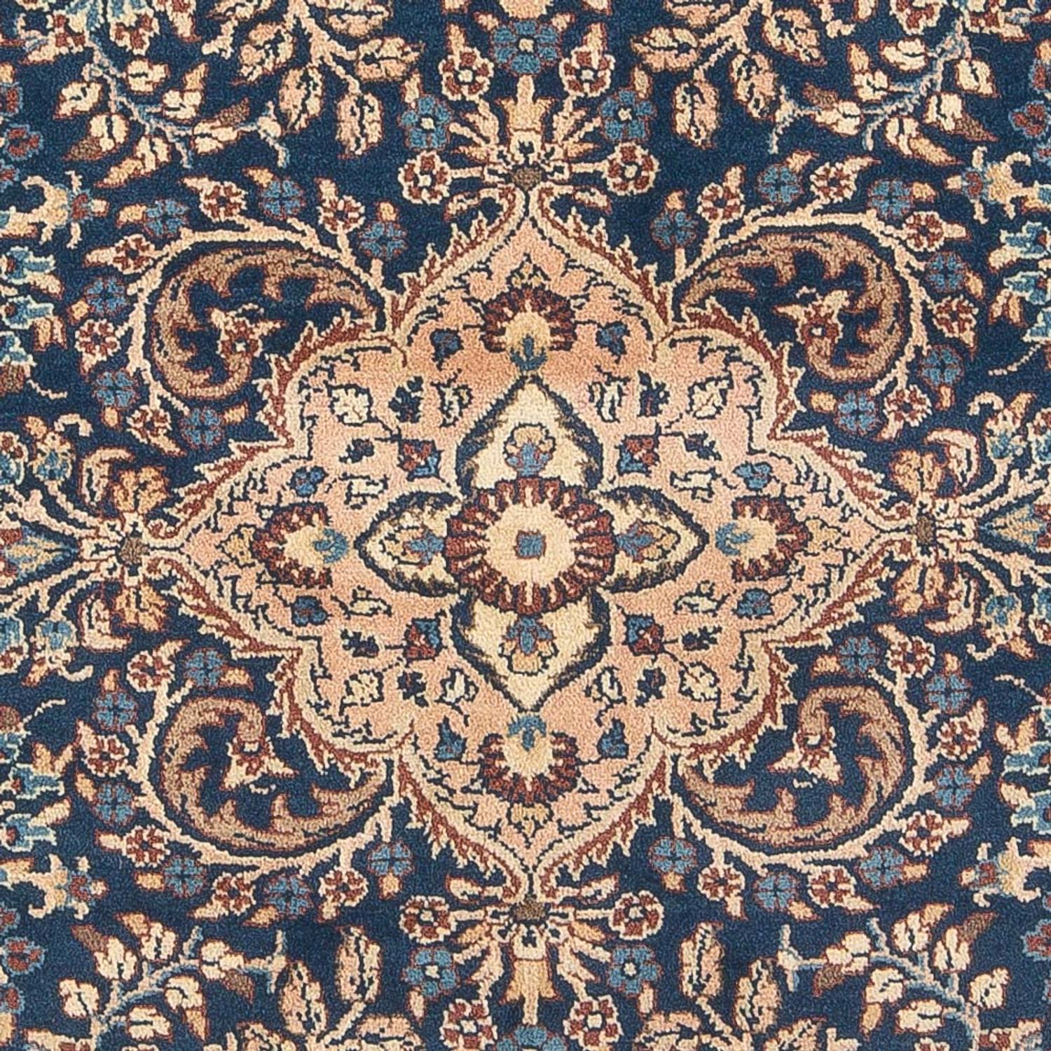 Alfombra persa - Nómada - 195 x 127 cm - azul oscuro