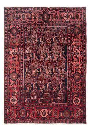 Tapis persan - Nomadic - 201 x 132 cm - bleu foncé