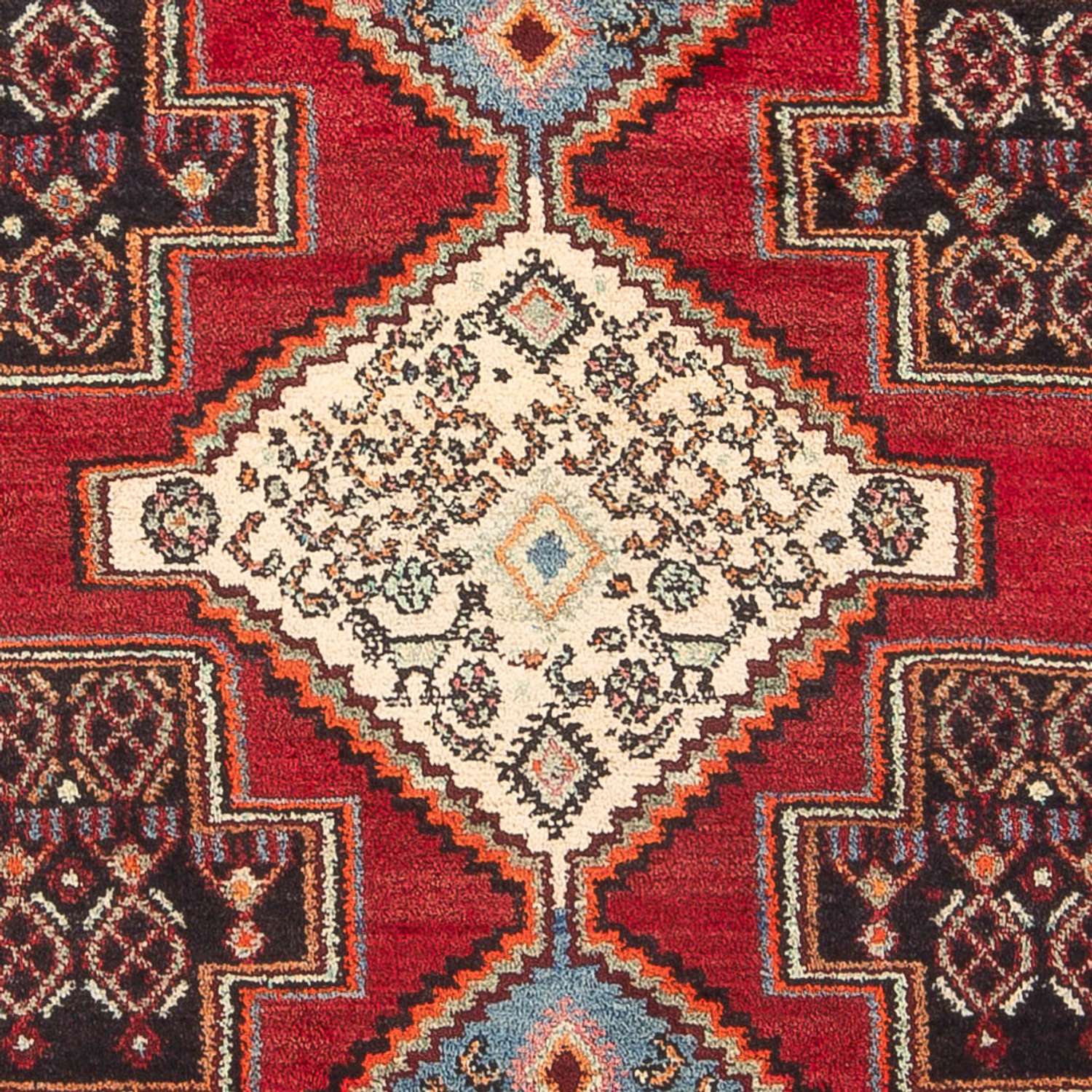 Tapis persan - Classique - 200 x 128 cm - rouge