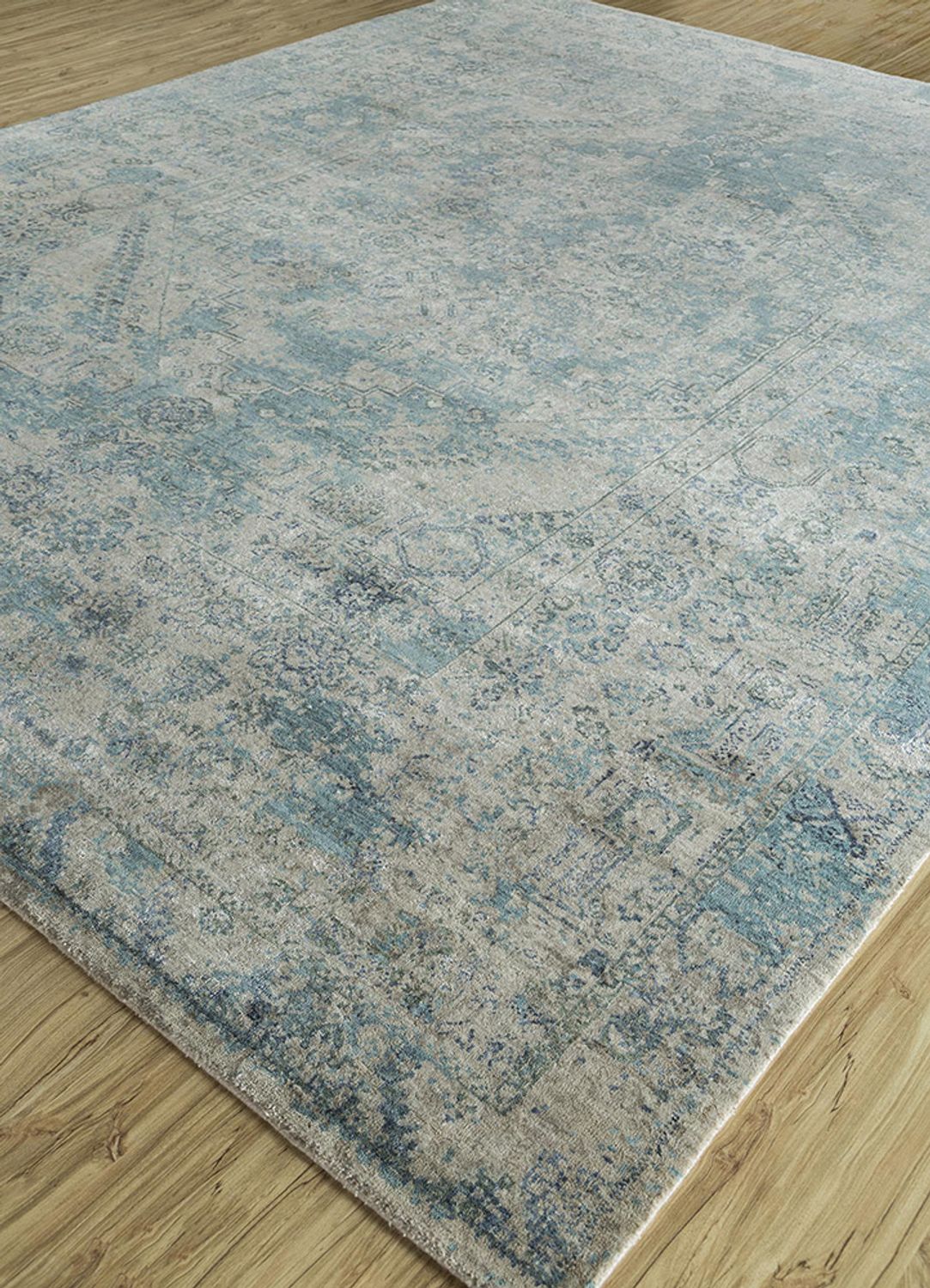 Wool Rug - 240 x 170 cm - mint green