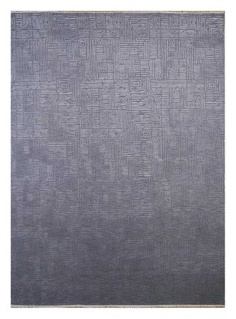 Wollteppich - 300 x 240 cm - grau