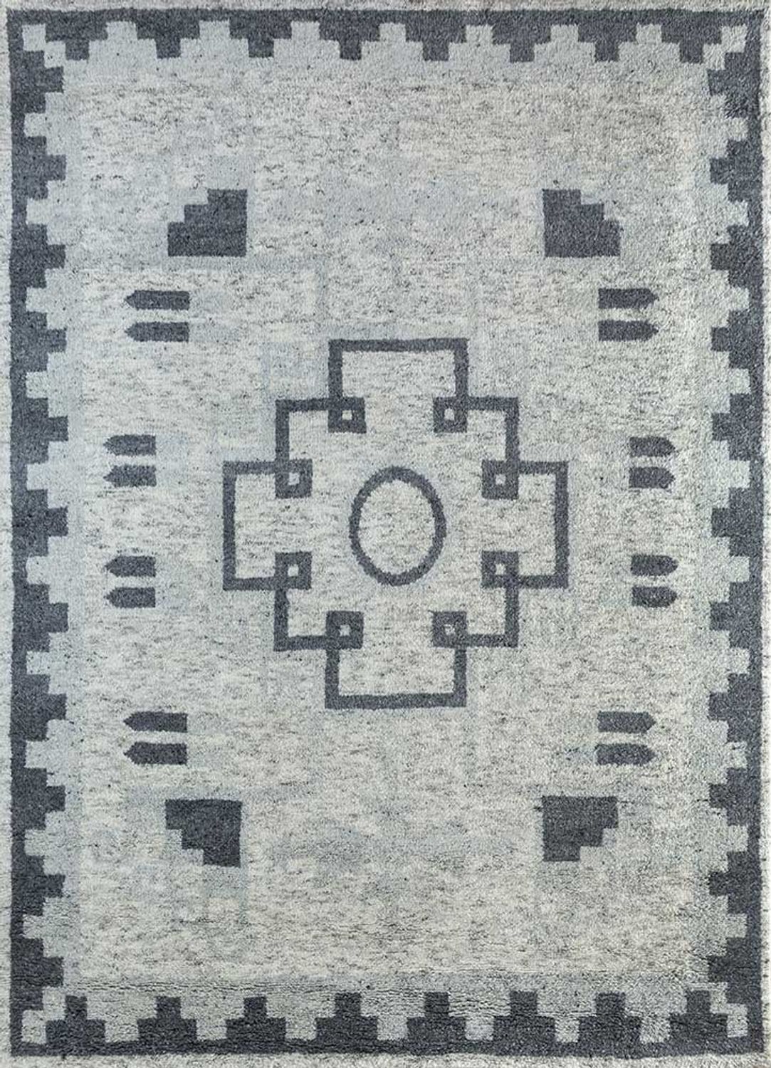 Wool Rug - 300 x 240 cm - grey