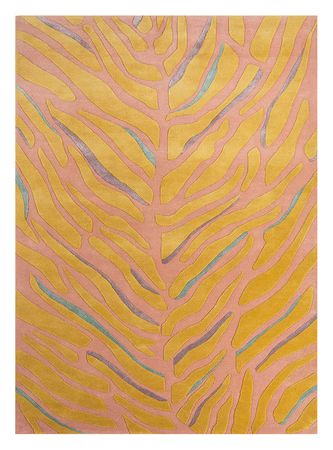 Wool Rug - 270 x 180 cm - gold