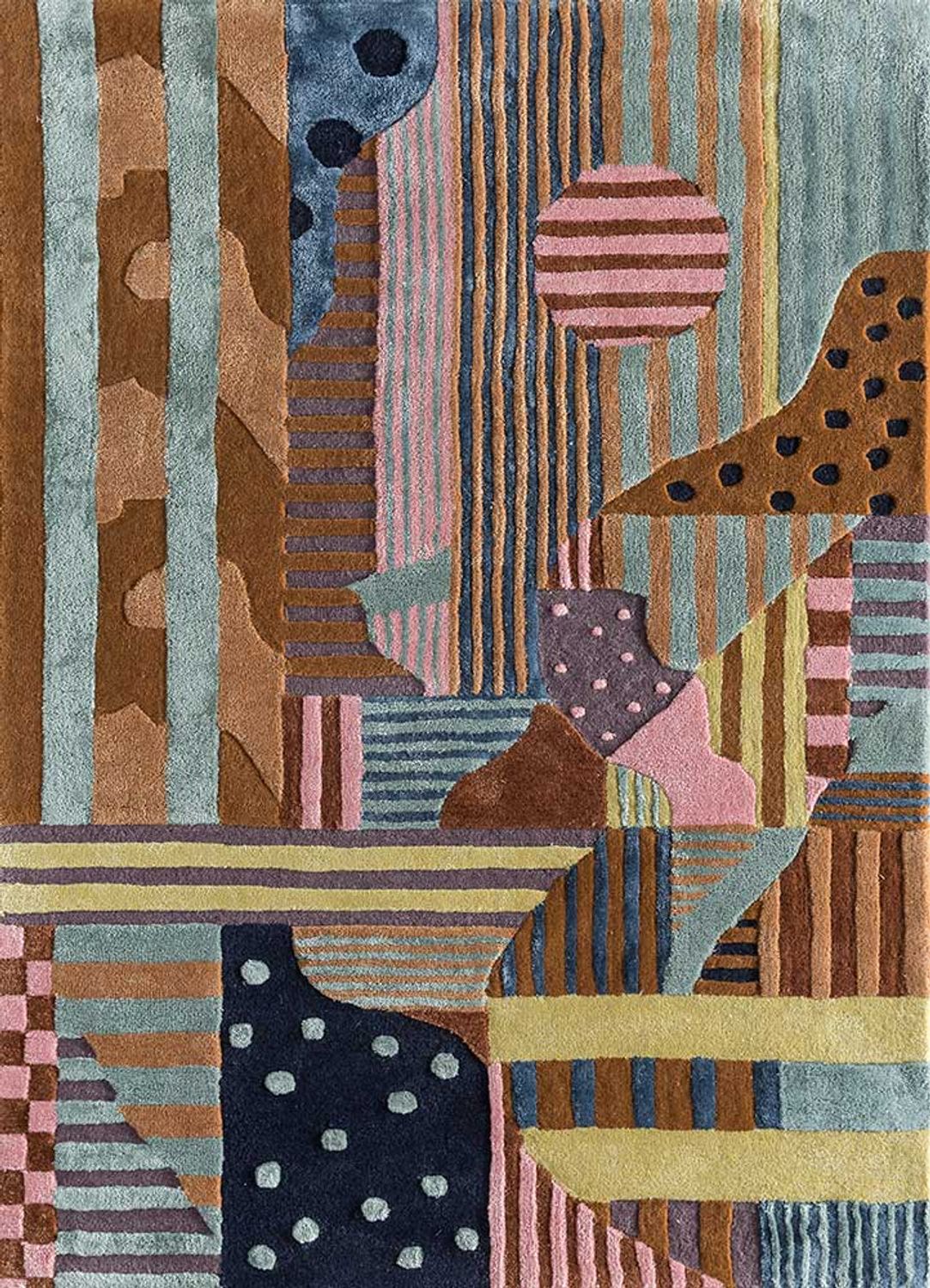 Wool Rug - 270 x 180 cm - multicolored