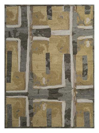 Wollteppich - 270 x 180 cm - gold