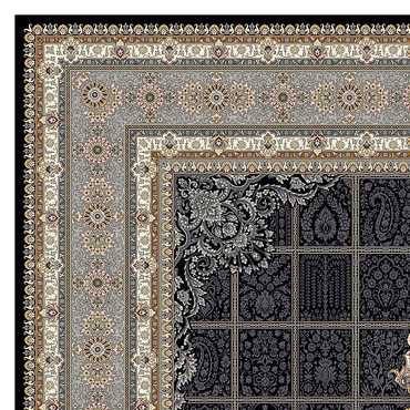 Tapete de tecido oriental - Eastern Elegance - rectangular