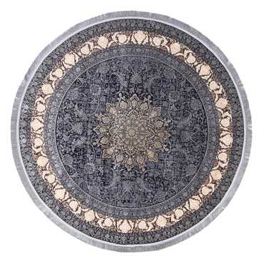 Tapis oriental tissé - Golden Glam - ronde