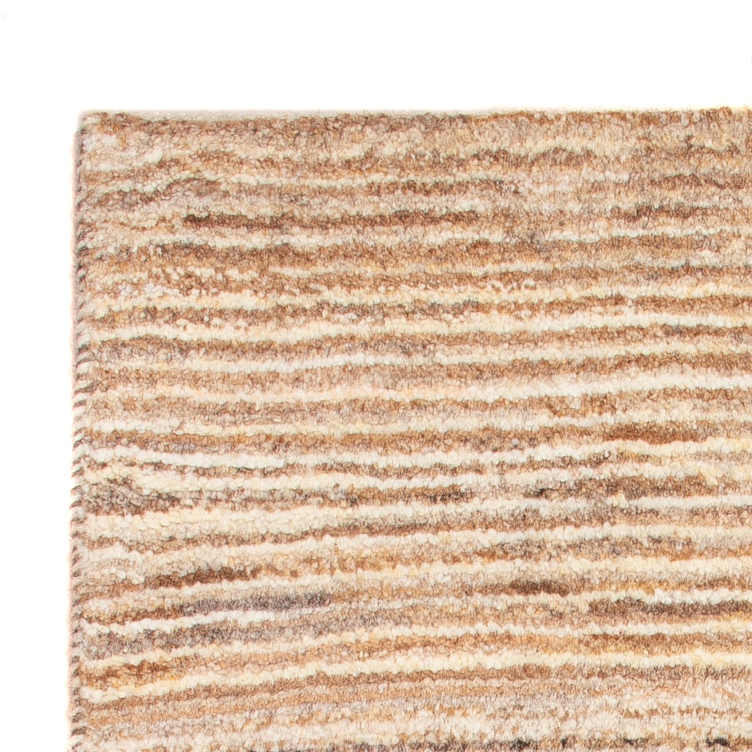 Gabbeh-teppe - persisk - 93 x 58 cm - lys beige