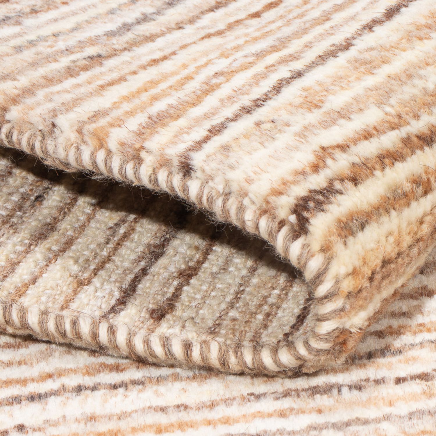 Tappeto Gabbeh - Persero - 95 x 62 cm - beige scuro