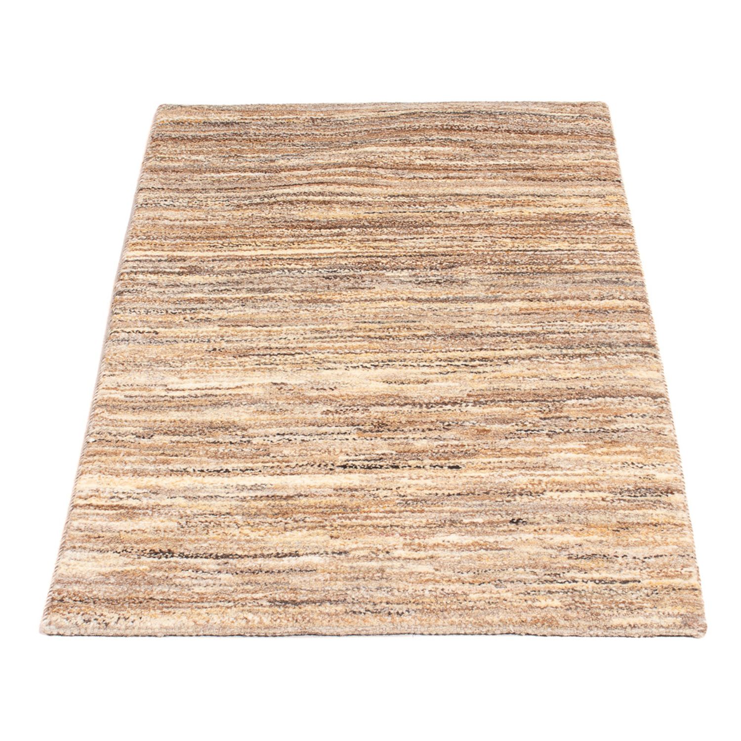 Gabbeh-tæppe - Persisk - 90 x 58 cm - mørk beige