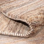 Gabbeh-teppe - persisk - 95 x 60 cm - mørk beige